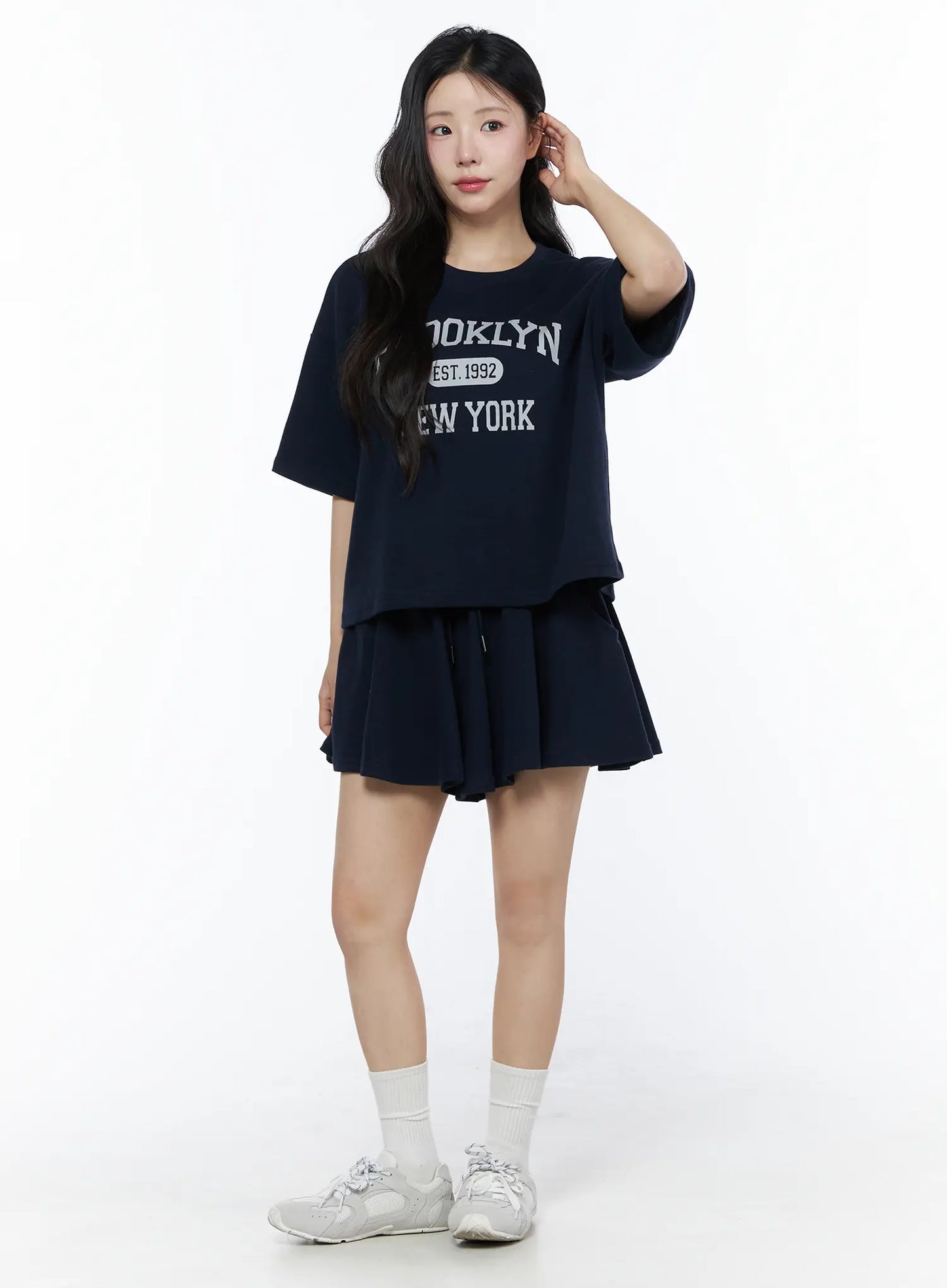 Brooklyn Grahic Tee & Mini Skort Set IU525