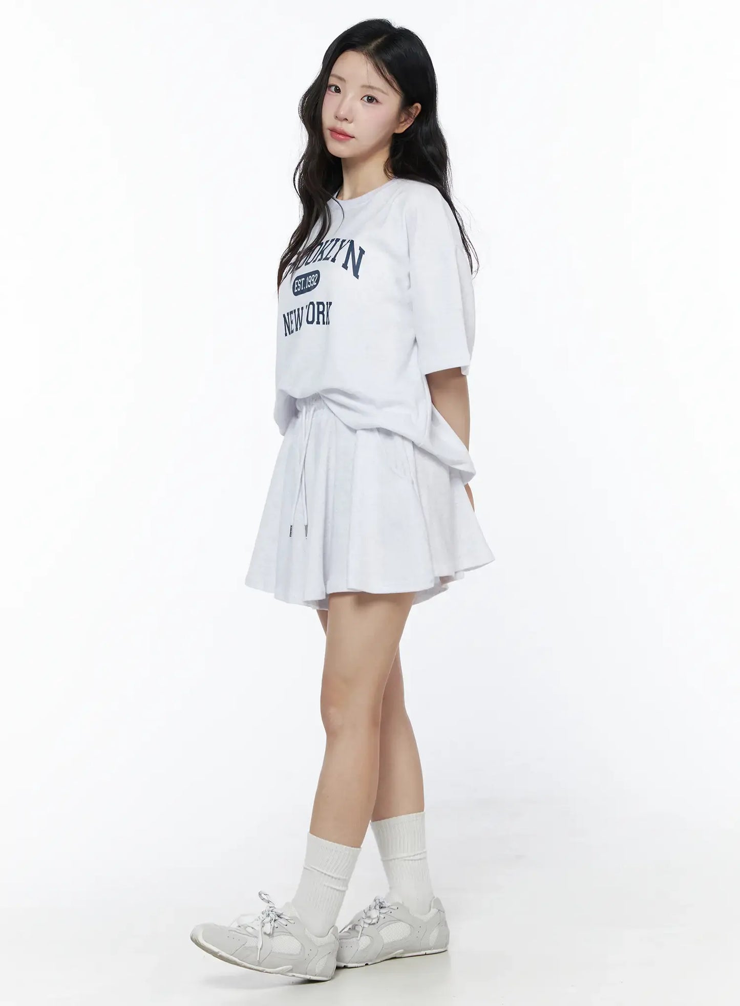 Brooklyn Grahic Tee & Mini Skort Set IU525