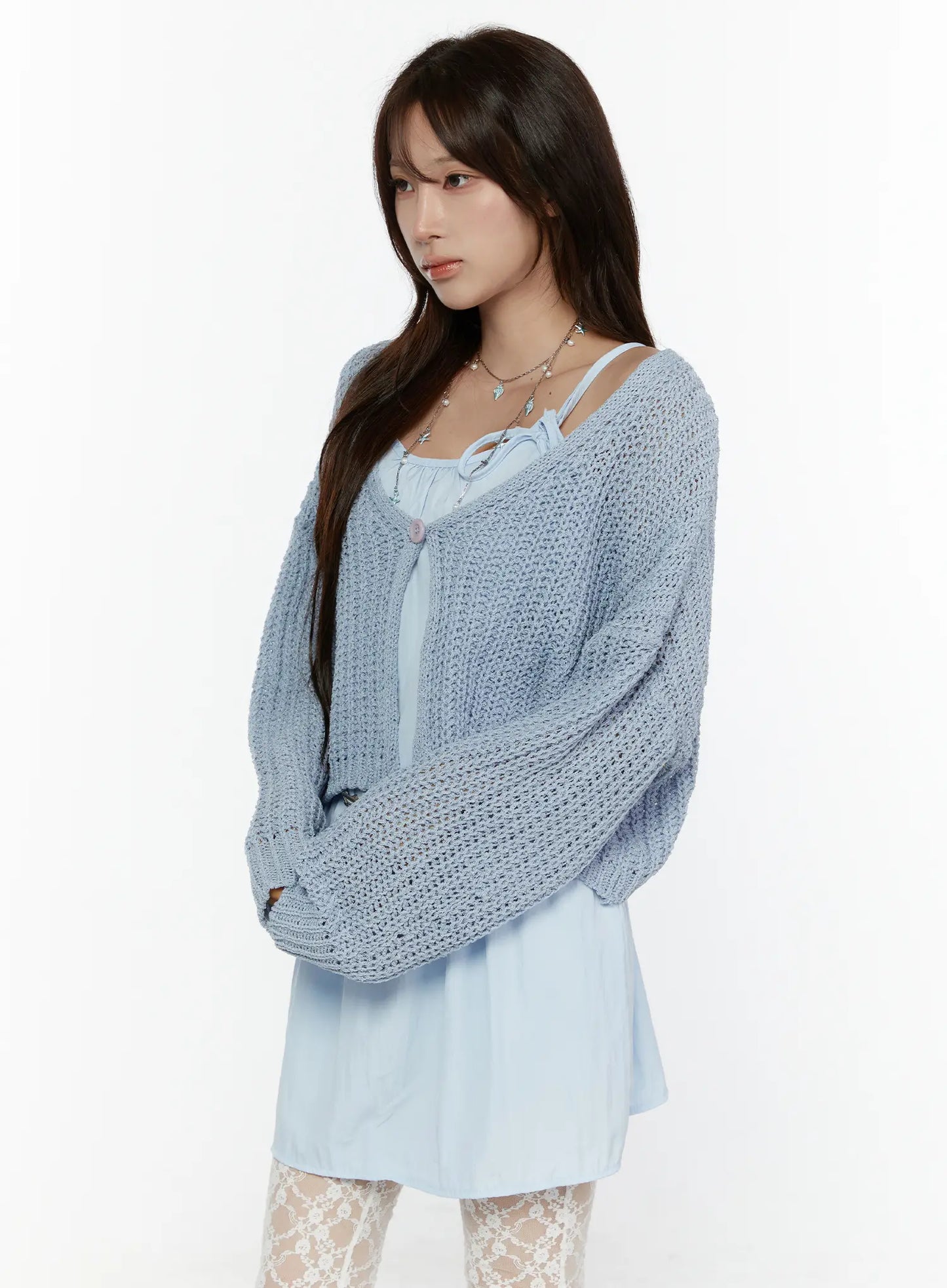 Button Knit Cardigan CL508
