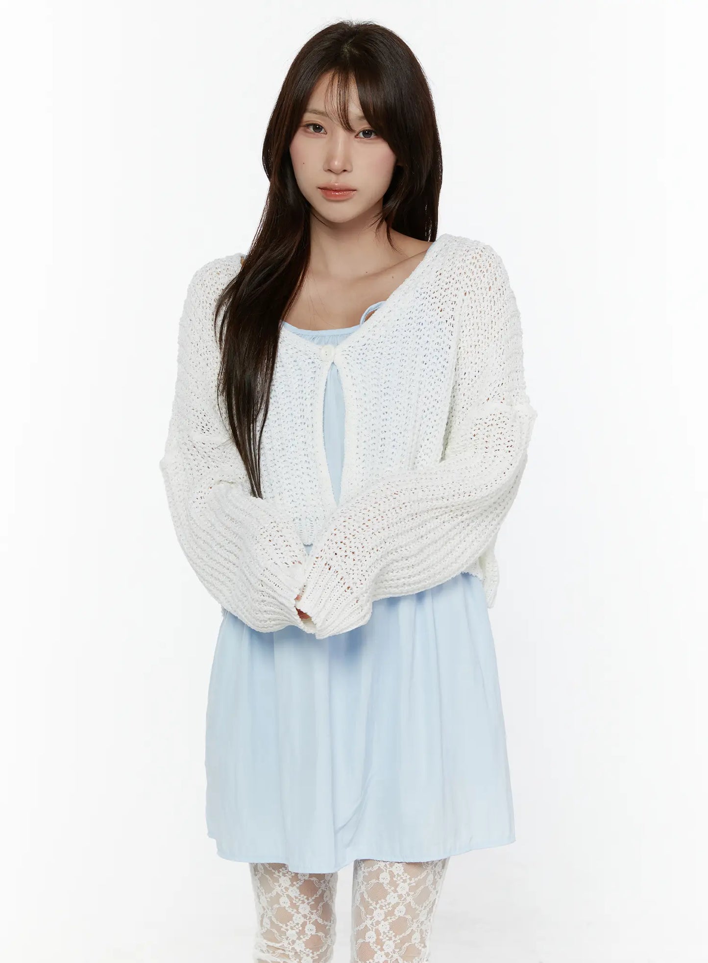 Button Knit Cardigan CL508