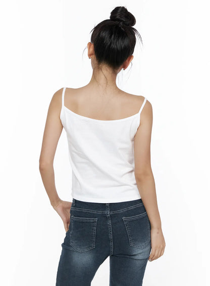 Button Sleeveless Top CL510