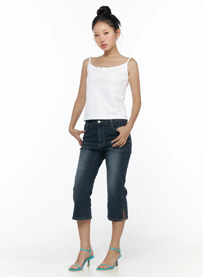 Button Sleeveless Top CL510