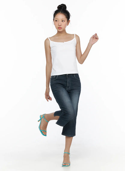Button Sleeveless Top CL510