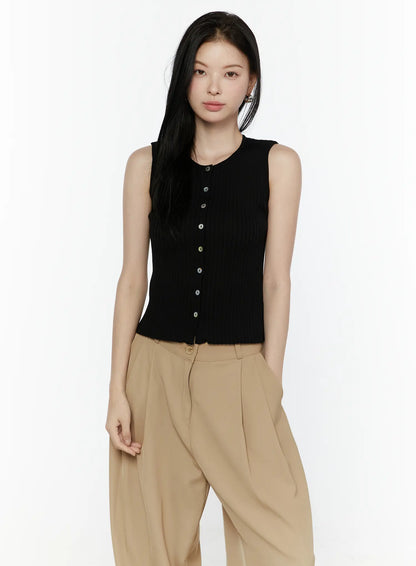 Button-Up Tank Top IL506