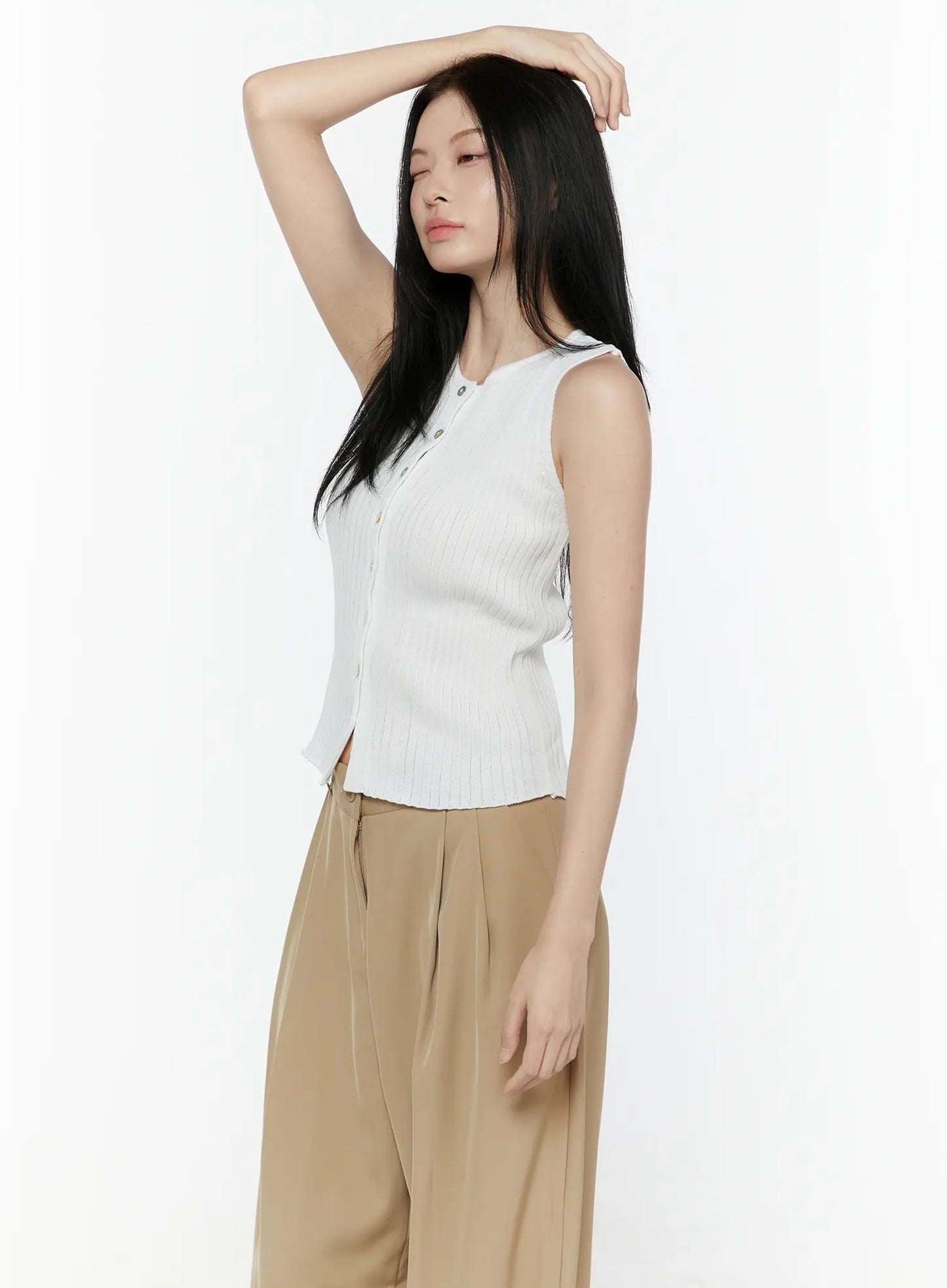 Button-Up Tank Top IL506