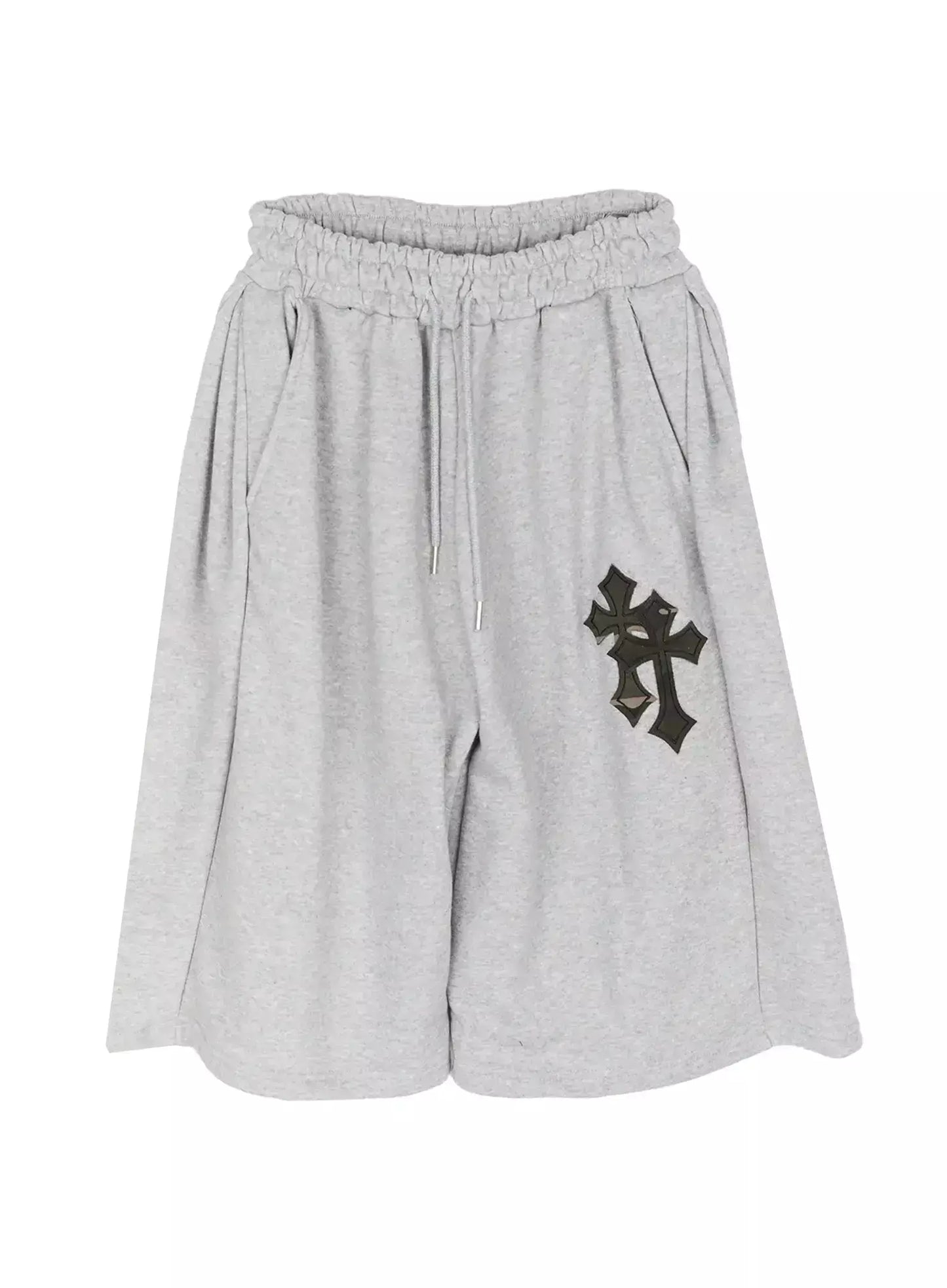 Camo Cross Patch Bermuda Shorts IU524