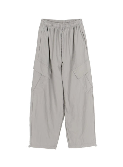 Cargo Wide Parachute Pants CU526