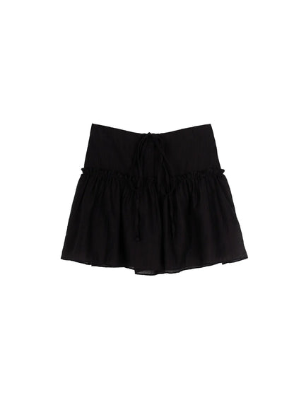 Chiffon Flare Mini Skirt CU526
