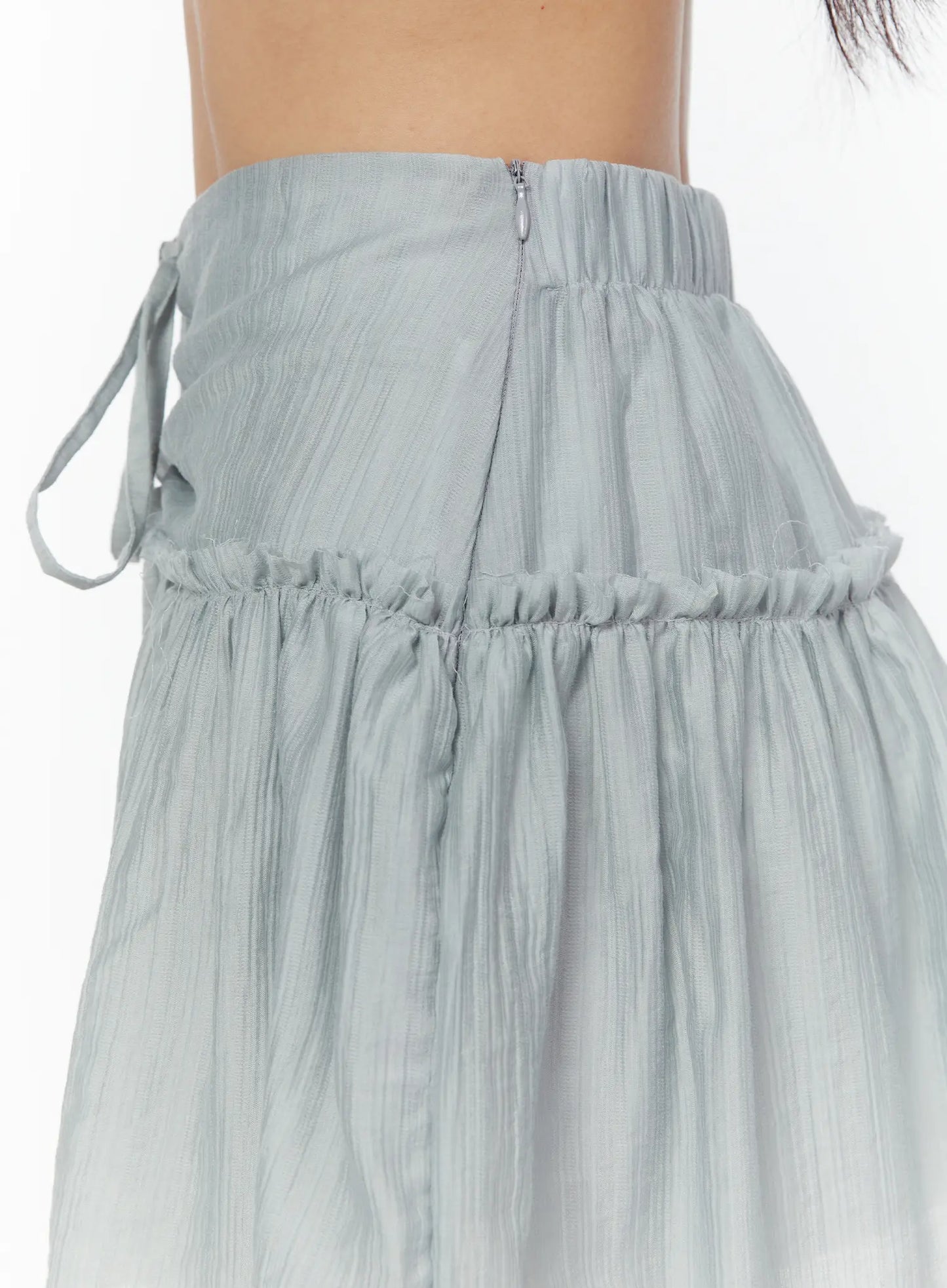Chiffon Flare Mini Skirt CU526