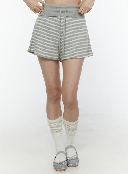 Colette Striped Banding Shorts IL506