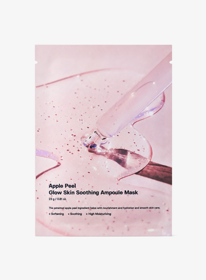 Apple Peel Glow Skin Soothing Ampoule Mask (23ml, 1ea)