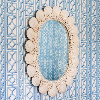 Blue Pavilion Wallpaper