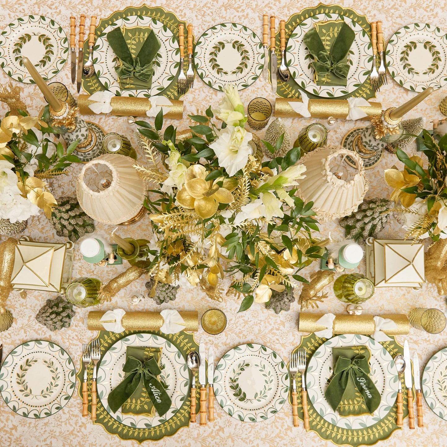 Champagne Gold Candles (Set of 8)